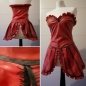 Mobile Preview: Red Maid Dress, Trägerlos, Unikat