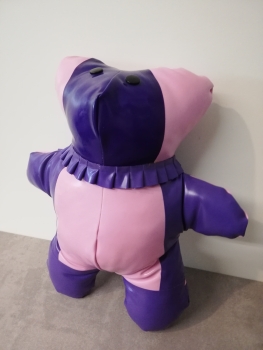 Kleiner Latex Teddy - Lila/lilac - Einzelstück