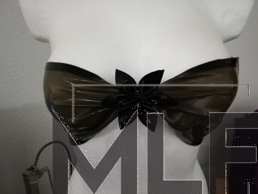 Sample Sale Latex Bikini Top (Size L)