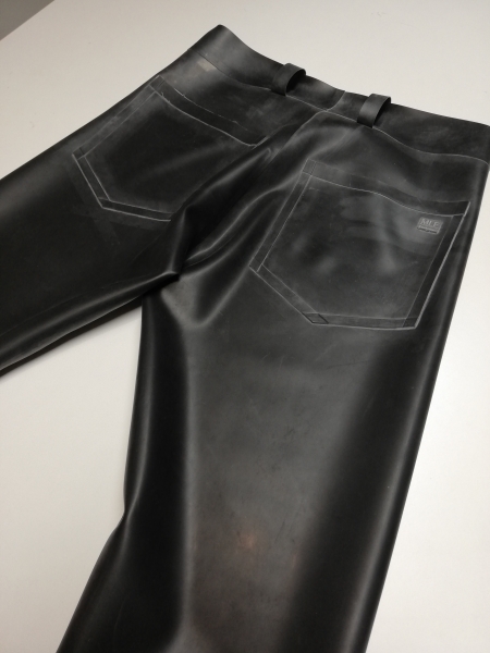 Latex Jeans Black 0,8mm