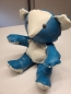 Preview: Latex Teddy - Türkis / Weiss