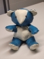 Preview: Latex Teddy - Türkis / Weiss