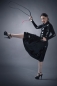 Preview: Long latex skirt with trouser pockets