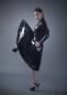 Preview: Long latex skirt with trouser pockets