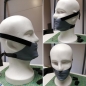 Preview: Latex Basic Halbmaske "Schredder"