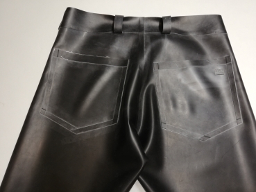 Latex Jeans Black 0,8mm