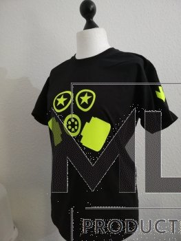 Gasmaske, bedrucktes T-Shirt