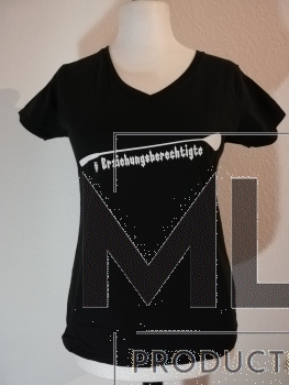 Erziehungsberechtigte, t-shirt mit logo-druck