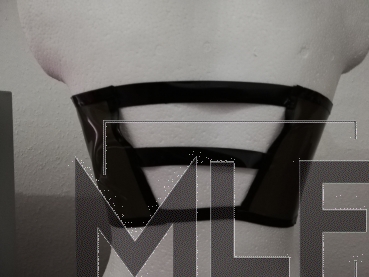 Sample Sale Latex Bikini Top (Size L)
