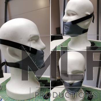 Latex Basic Halbmaske "Schredder"