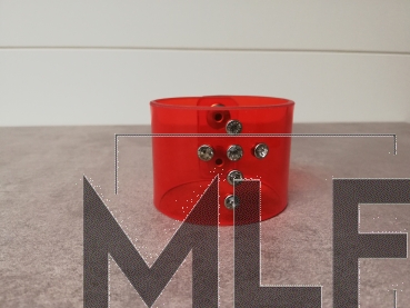 red wide pvc vinyl wrist band bracelet with press studs and rhinestone strass rivets bling sparkle glamour cross