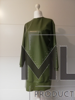 Latex long sleeve dress