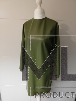 Latex long sleeve dress