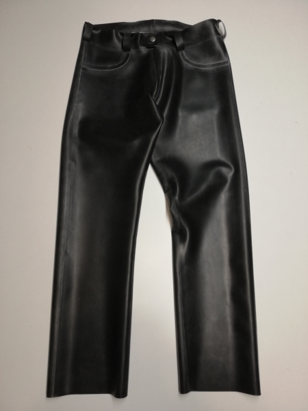Latex Jeans Black 0,8mm
