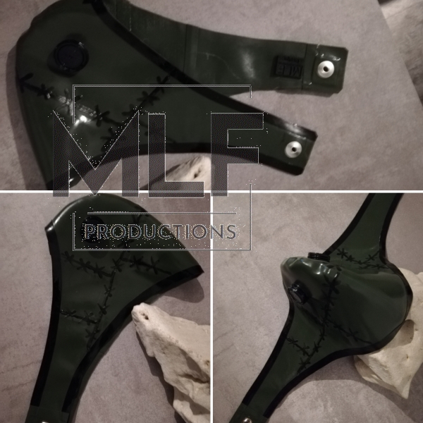 Latex Basic Halbmaske "Hunter"