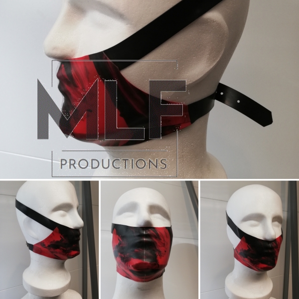 Latex Basic Halbmaske "Schredder"