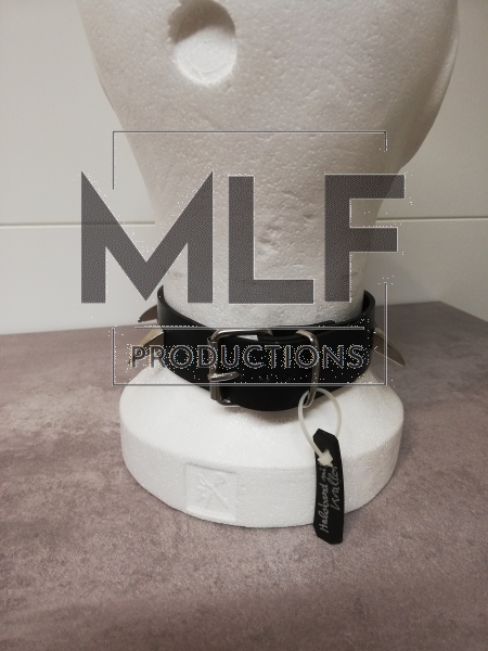 halsband aus gewebeverstärktem gummi latex mit krallen spikes und schnalle aus stahl