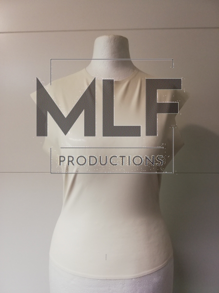 Latex Basic - Top mit ausgestellten Schultern