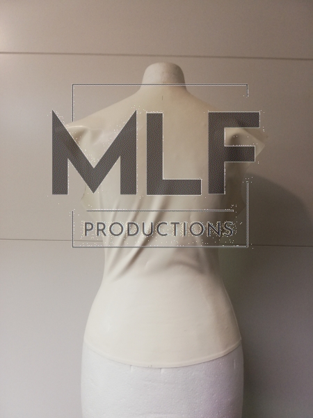 Latex Basic - Top mit ausgestellten Schultern