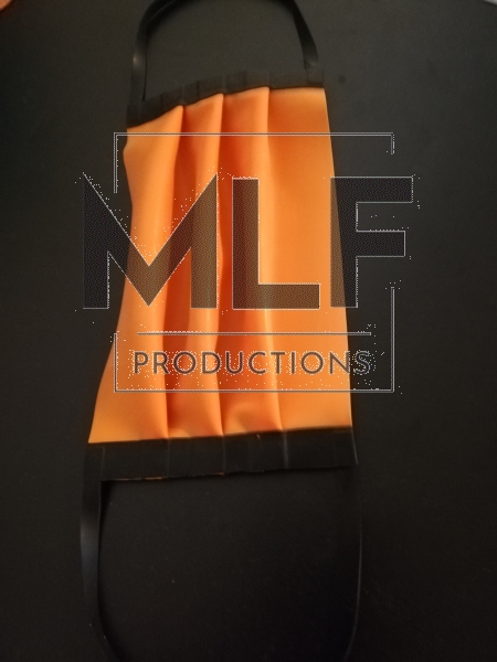 Latex Maske  " OP Style "  Orange