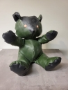 rubber bear - armygreen/black